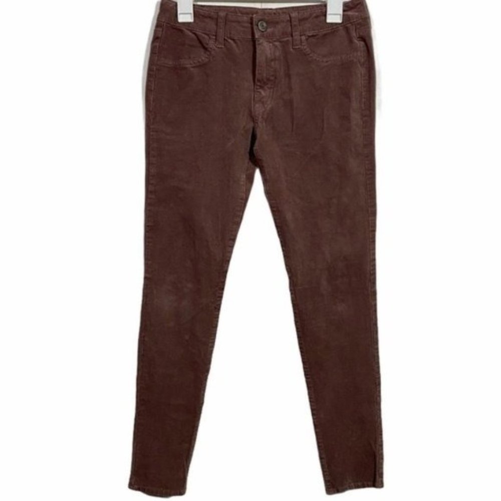 American Eagle Taupe Corduroy Skinny Jeans